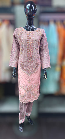 Two tone Kameez with straight trouser