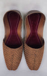 Men Hand Made Shoes Khussa/Mojree Brown