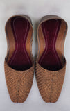 Men Hand Made Shoes Khussa/Mojree Brown