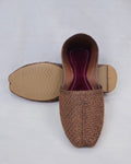 Men Hand Made Shoes Khussa/Mojree Brown