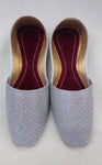 Men Hand Made Shoes Khussa/Mojree Silver