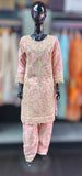 Baby pink Kameez with straight trouser