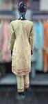 Light Gold Kameez with straight trouser