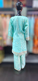 Baby blue  Kameez with straight trouser