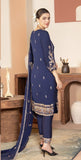 Ladies luxury chiffon kameez with intricate hand embellishments and stone work