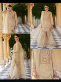 Ladies Gold kameez with Gharara