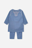 Minnie Minors Blue Khaddar