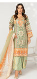 Ladies Long mint green kameez with intricate hand embellishments