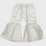 Girls Grey Organza