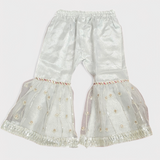 Girls Grey Organza