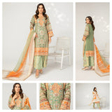 Ladies Long mint green kameez with intricate hand embellishments