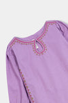 Minnie Minors purple Khaddar