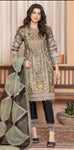 Ladies kameez with intricate hand embellishments Black and green