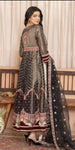 Ladies Black maxi/anarkali with intricate hand embellishments